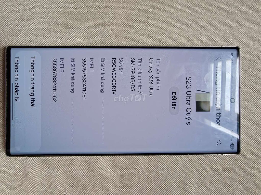 Samsung S23 Ultra 8GB 256GB Xanh lá Like New. Mua bán Điện thoại tại Quận Tân Phú Tp Hồ Chí Minh được đăng bởi Minh Quy hình 1