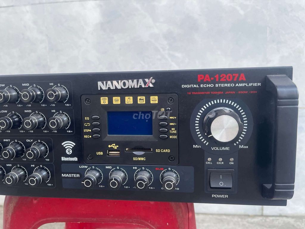Amply Nanomax PA-1207A Đen. Mua bán Tivi, Âm thanh tại Quận Cẩm Lệ Đà Nẵng được đăng bởi Huynh NGoc Duy hình 1