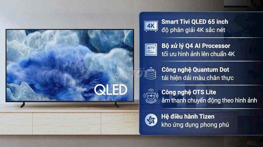 Tivi Samsung QA55Q8FA QLED 4K Tizen. Mua bán Tivi, Âm thanh tại Quận 8 Tp Hồ Chí Minh được đăng bởi Trúc Ly Điện lạnh giá rẻ hình 1