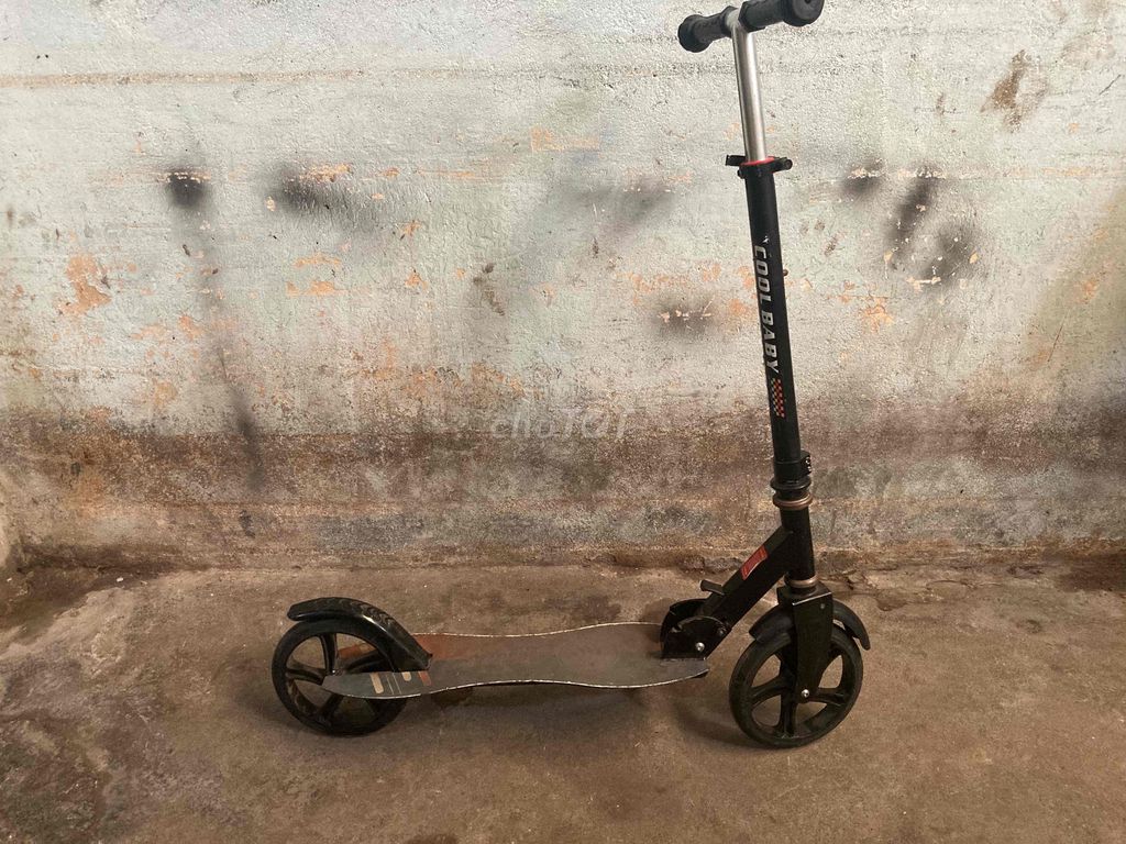 Xe đẩy chân Scooter bánh to Người lớn Gấp được