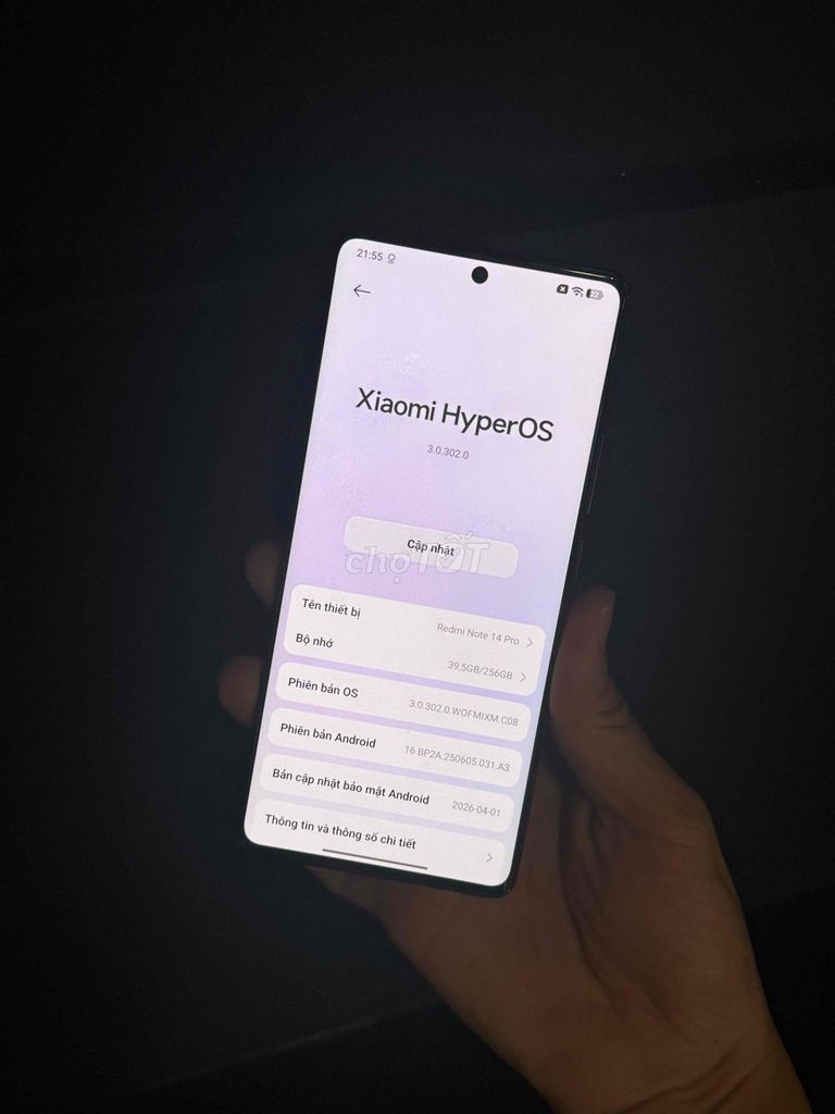Xiaomi Note 14 Pro 5G 256GB Đen. Mua bán Điện thoại tại Quận 10 Tp Hồ Chí Minh được đăng bởi Gia Lạc hình 1
