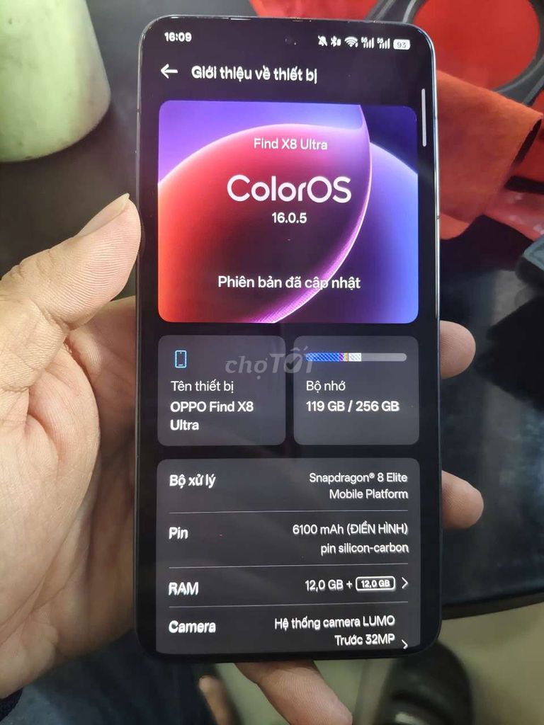 OPPO Find X8 Ultra Đen 256GB. Mua bán Điện thoại tại Quận Bình Tân Tp Hồ Chí Minh được đăng bởi Hanh hình 1