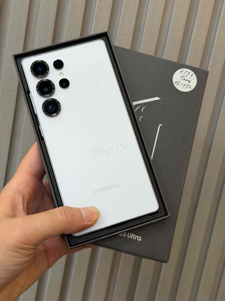 S25 Ultra 5G 12/256GB Trắng VN KENG BH 1/2027 TGDĐ. Mua bán Điện thoại tại Quận Ninh Kiều Cần Thơ được đăng bởi Quý Mobile Cần thơ hình 1