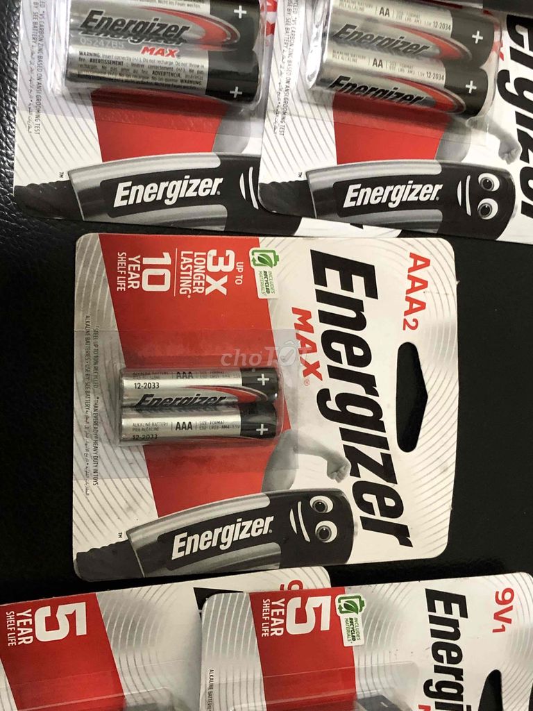 Pin AA AAA vuông 9V Energizer