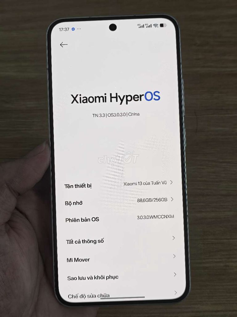 Xiaomi 13. 12/256. máy ốp. 4 củ. k gl. kim bảng. Mua bán Điện thoại tại Huyện Kim Bảng Hà Nam được đăng bởi rhmtuanvu hình 1