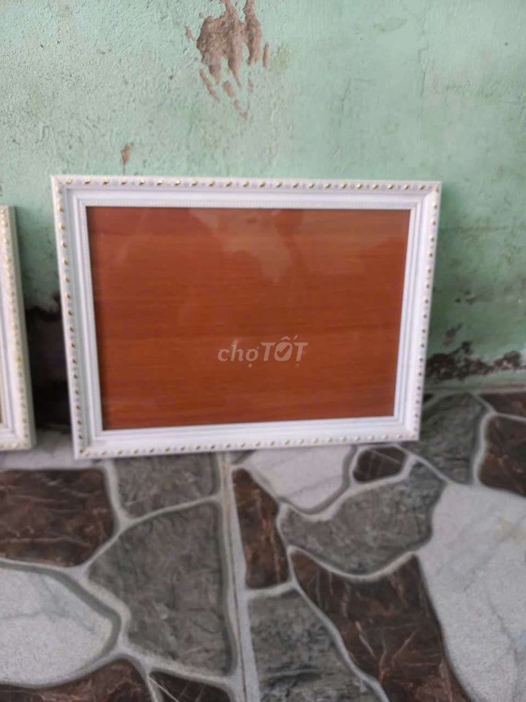 Khung ảnh gỗ trắng 40x30 cm. Mua bán Cây cảnh, đồ trang trí tại Thành phố Dĩ An Bình Dương được đăng bởi ken hình 1
