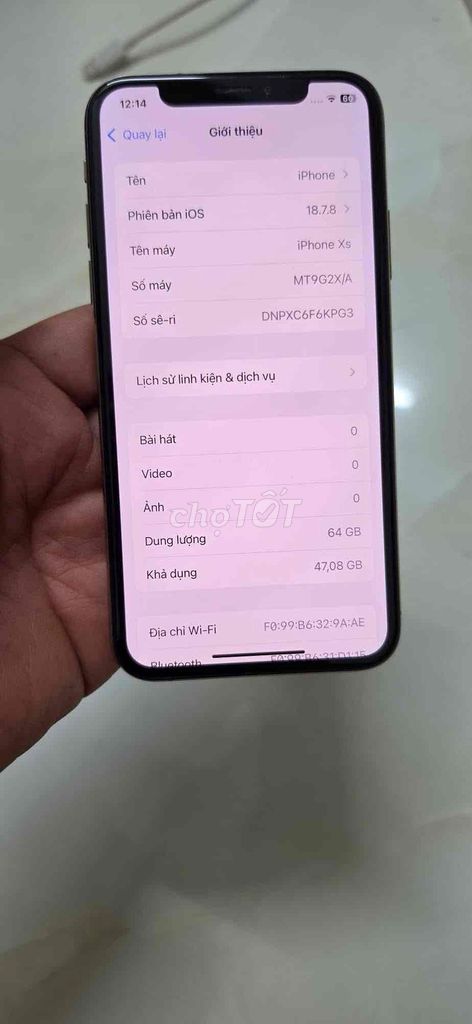 iPhone XS 64GB Vàng Đã sử dụng. Mua bán Điện thoại tại Thành phố Bến Tre Bến Tre được đăng bởi Thiện HD SAISON hình 1
