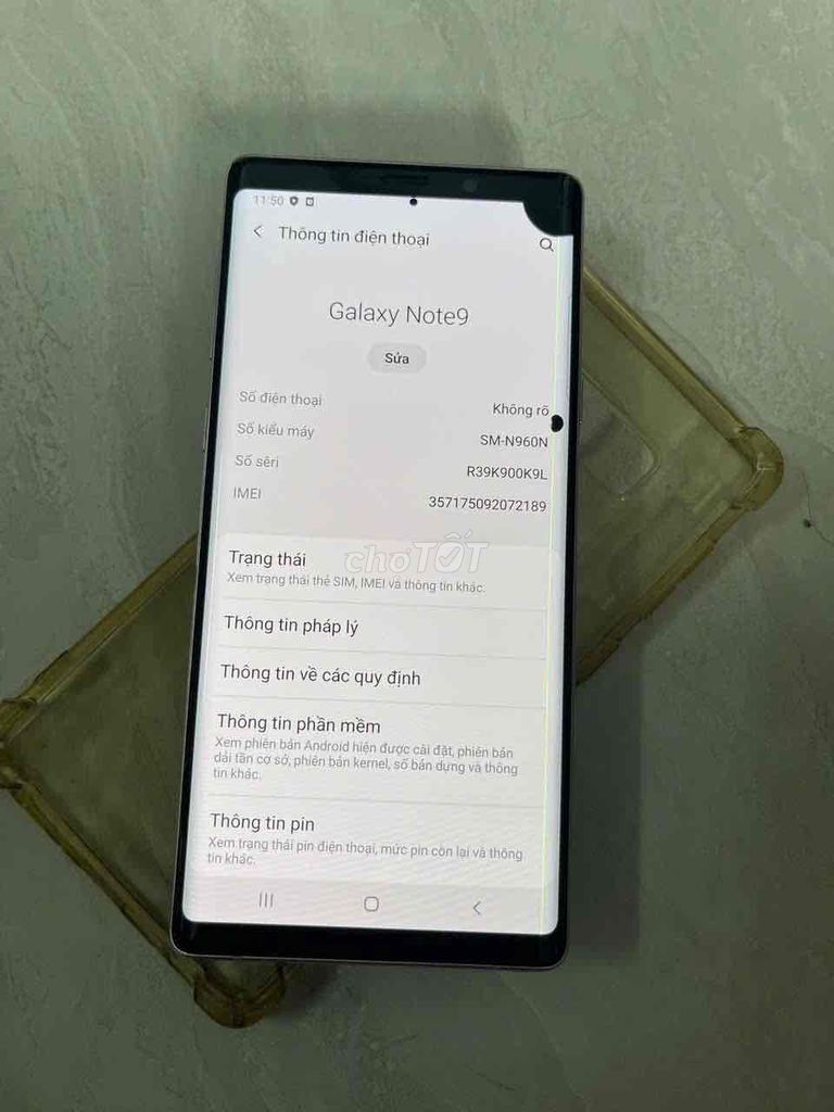 Samsung Note 9 Hàn quốc zin nguyên bản 1sim Ko bớt. Mua bán Điện thoại tại Quận 8 Tp Hồ Chí Minh được đăng bởi điện thoại giá rẻ  hình 1