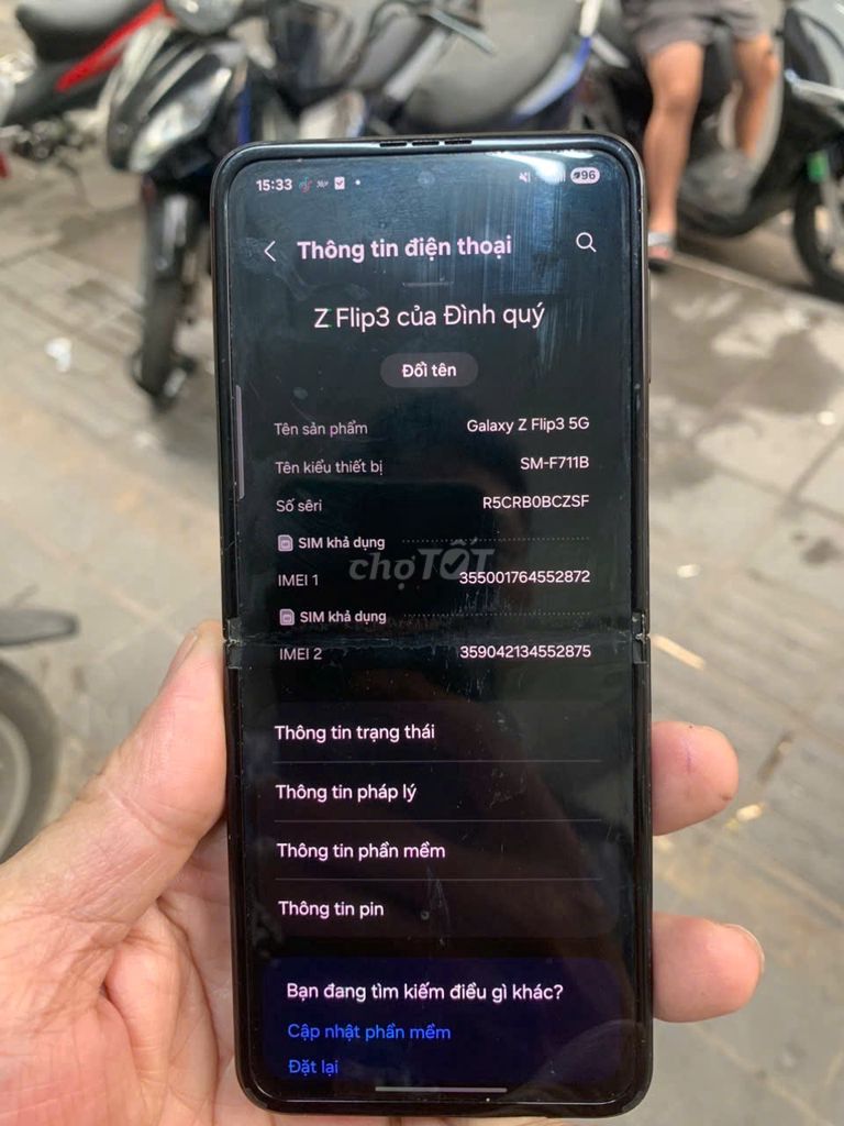 Samsung Galaxy Z Flip3 5G 128GB Đen. Mua bán Điện thoại tại Quận Hai Bà Trưng Hà Nội được đăng bởi Nguyen Hoang Anh hình 1