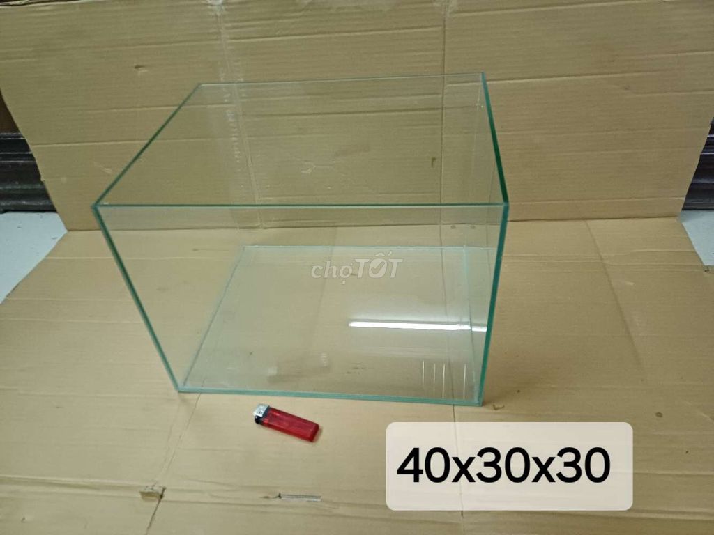 Bể kính kt 40x30x30 cm