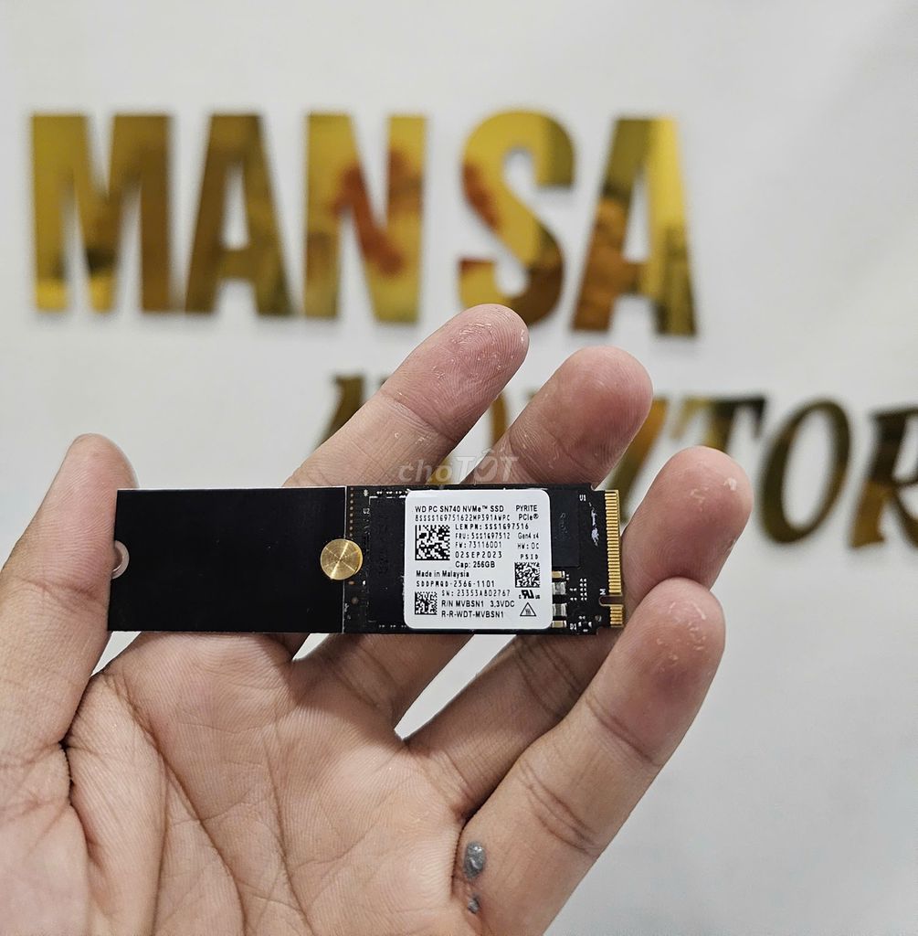 Ổ cứng SSD NVMe 256GB 99%. Mua bán Linh kiện (RAM, Card...) tại Quận Tân Bình Tp Hồ Chí Minh được đăng bởi MANSA hình 1