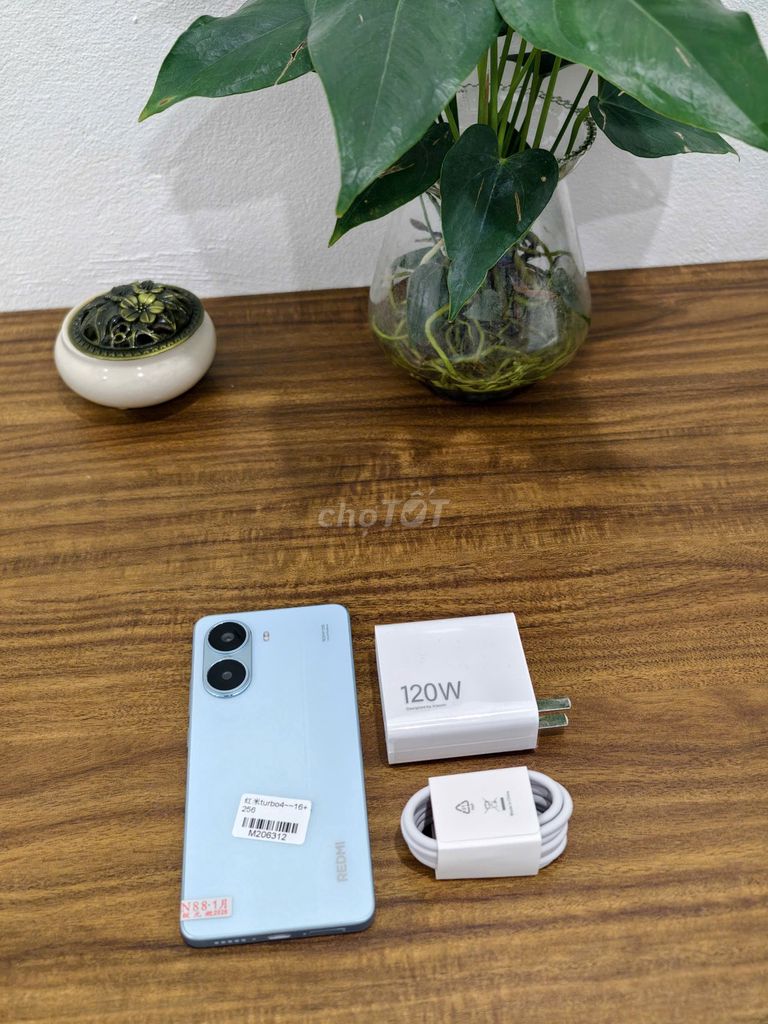 Xiaomi Redmi Turbo 4 16/256 Xanh sạc 90w có COD. Mua bán Điện thoại tại Quận Ba Đình Hà Nội được đăng bởi Android Top hình 1