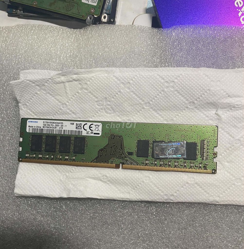 RAM Samsung DDR4 16GB 2666MHz. Mua bán Linh kiện (RAM, Card...) tại Quận Nam Từ Liêm Hà Nội được đăng bởi Bách hoá Mễ trì hình 1