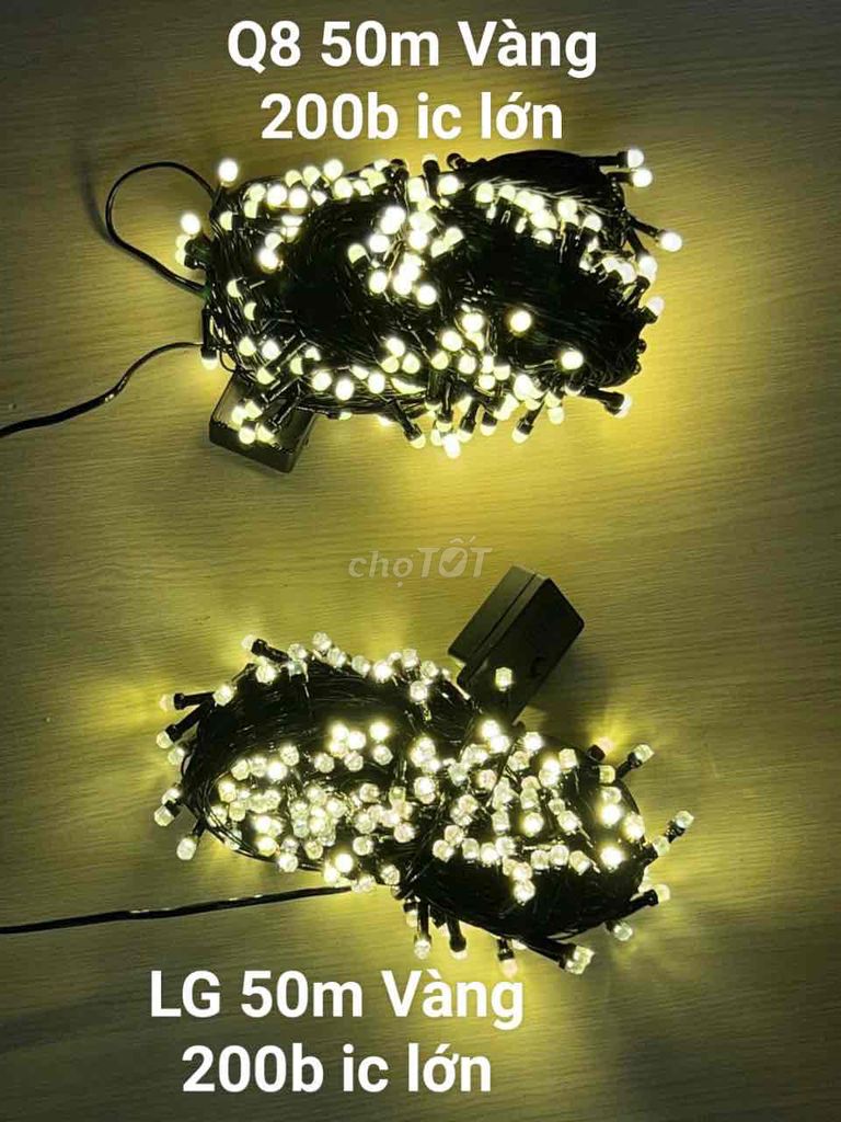 đen led dây trang tri noel dài 38m