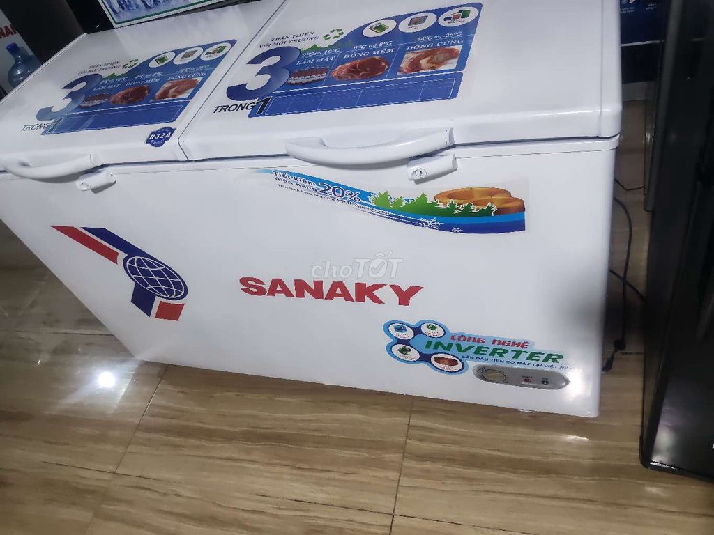 Tủ đông Sanaky 400L Inverter Trắng. Mua bán Tủ lạnh tại Huyện Hóc Môn Tp Hồ Chí Minh được đăng bởi long hình 1