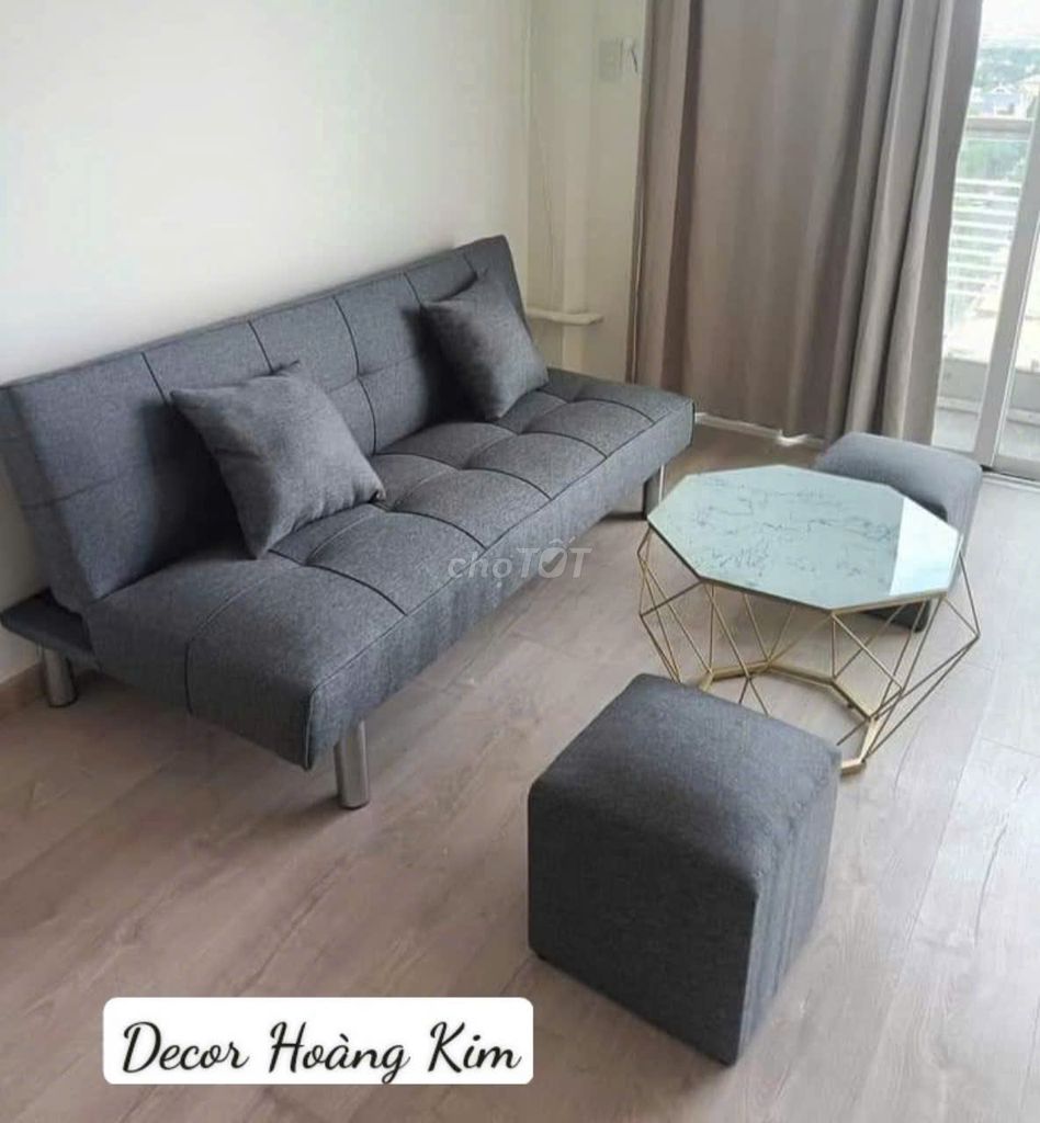 combo sofa bed / hàng mới / giao nhanh / vải bố