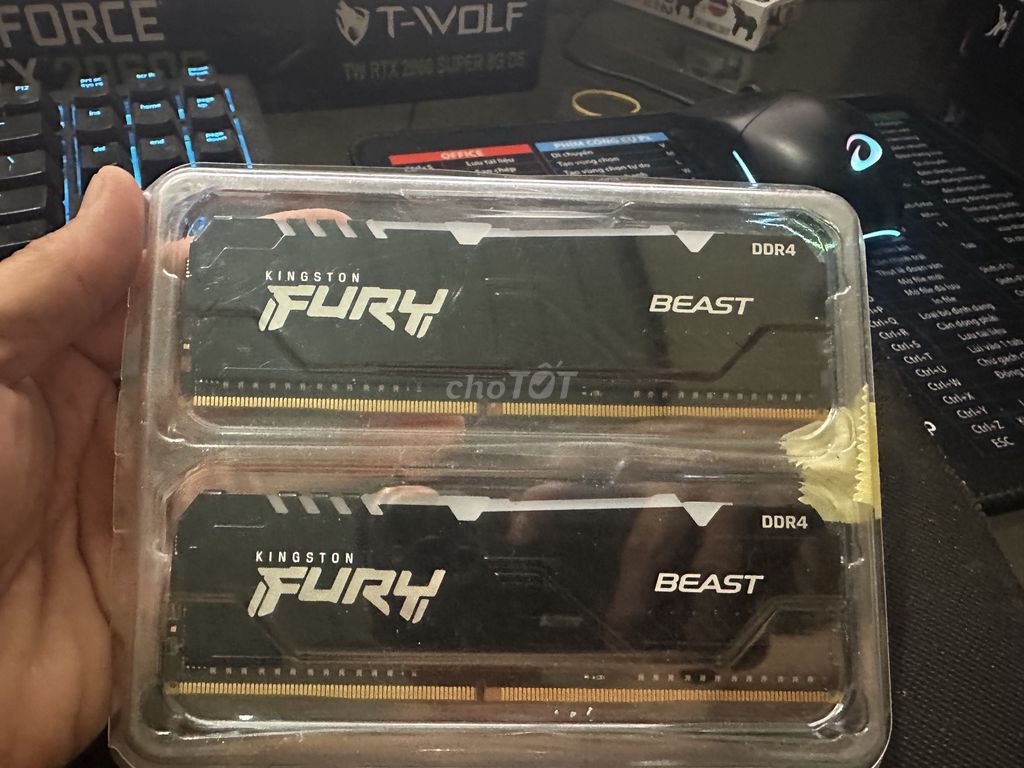 RAM Kingston Fury Beast 16GB DDR4. Mua bán Linh kiện (RAM, Card...) tại Huyện Châu Đức Bà Rịa - Vũng Tàu được đăng bởi Nguyễn Hùng Thắng hình 1