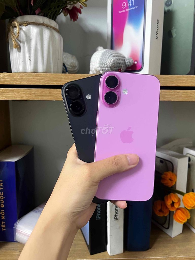 iPhone 16 Đen, Hồng Đã CNC Eid. Mua bán Điện thoại tại Quận 7 Tp Hồ Chí Minh được đăng bởi Trâm bán táo  hình 1