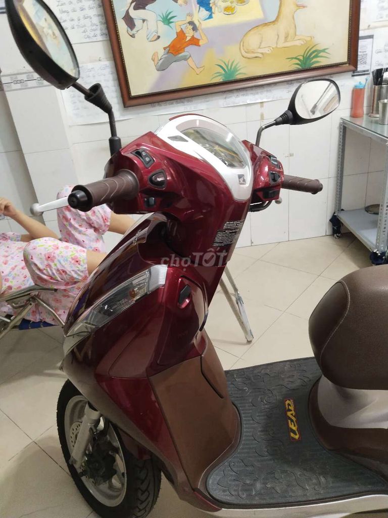 Honda Lead 125cc 2018, бордовый