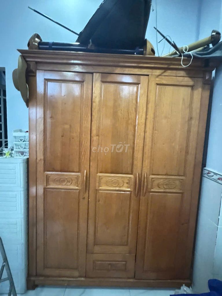 Tủ quần áo Gỗ Nâu thiết kế đơn giản. Mua bán Tủ, kệ gia đình tại Huyện Nhà Bè Tp Hồ Chí Minh được đăng bởi huy nguyen hình 1