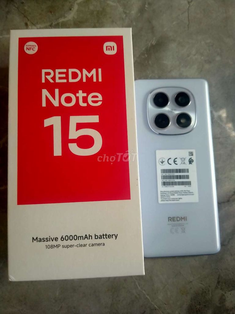 Xiaomi Redmi Note 15 128GB Xám. Mua bán Điện thoại tại Thành phố Sa Đéc Đồng Tháp được đăng bởi Nguyễn anh hình 1