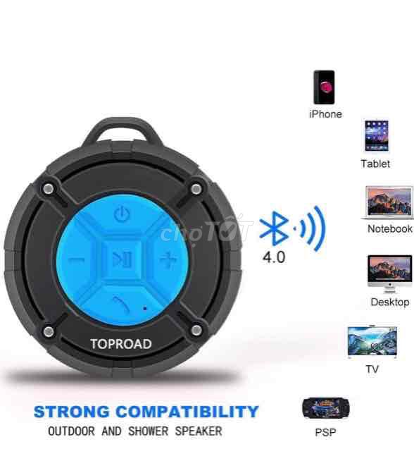 Loa Bluetooth thể thao di động chống nước TOPROAD