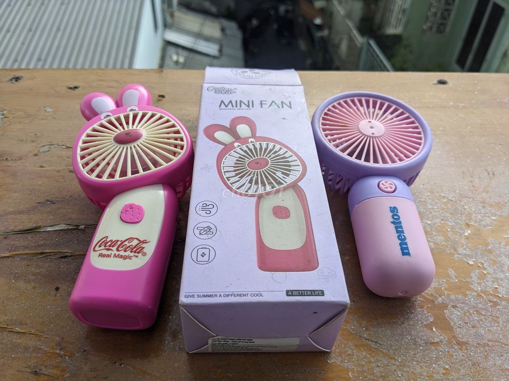 Quạt mini Pin USB Hồng Tím Đen. Mua bán Quạt tại Quận 11 Tp Hồ Chí Minh được đăng bởi THANH SƠN hình 1