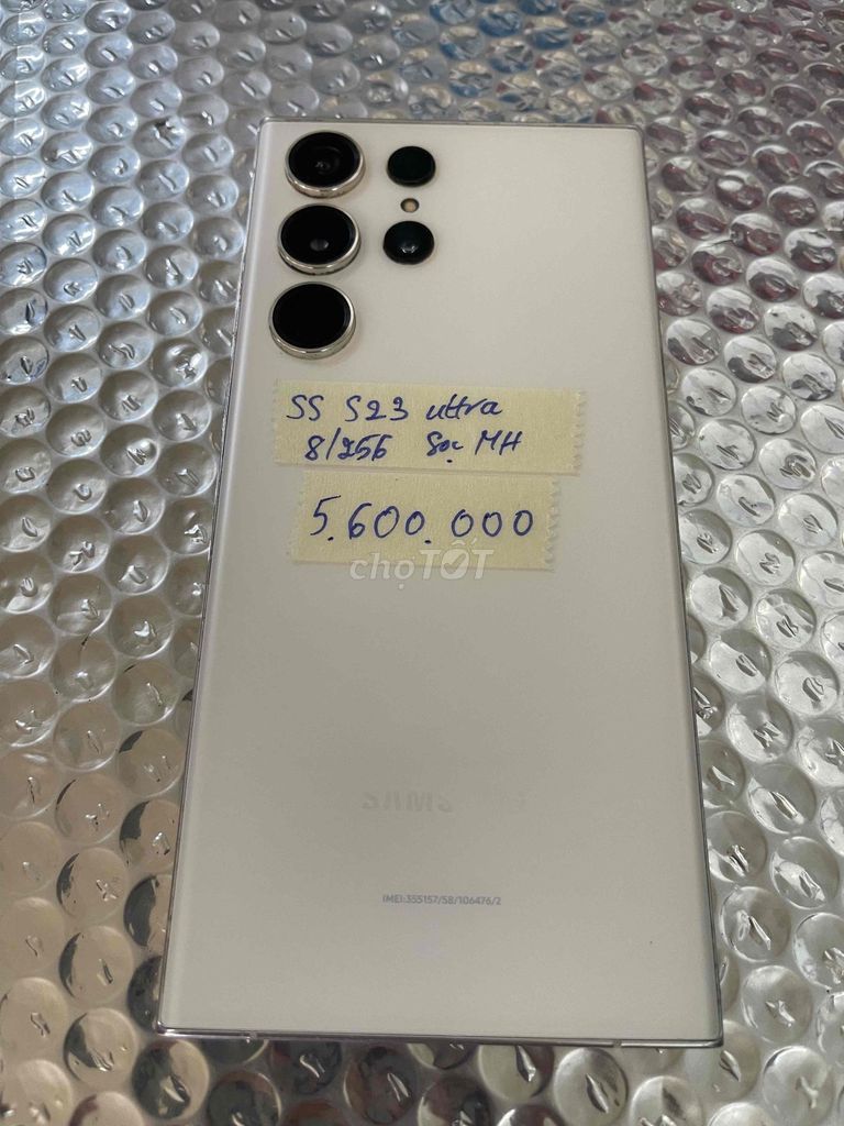 Samsung S23 Ultra 8/256GB 2 Sim sọc màn. Mua bán Điện thoại tại Quận Ninh Kiều Cần Thơ được đăng bởi Cầm Đồ Anh Quý hình 1