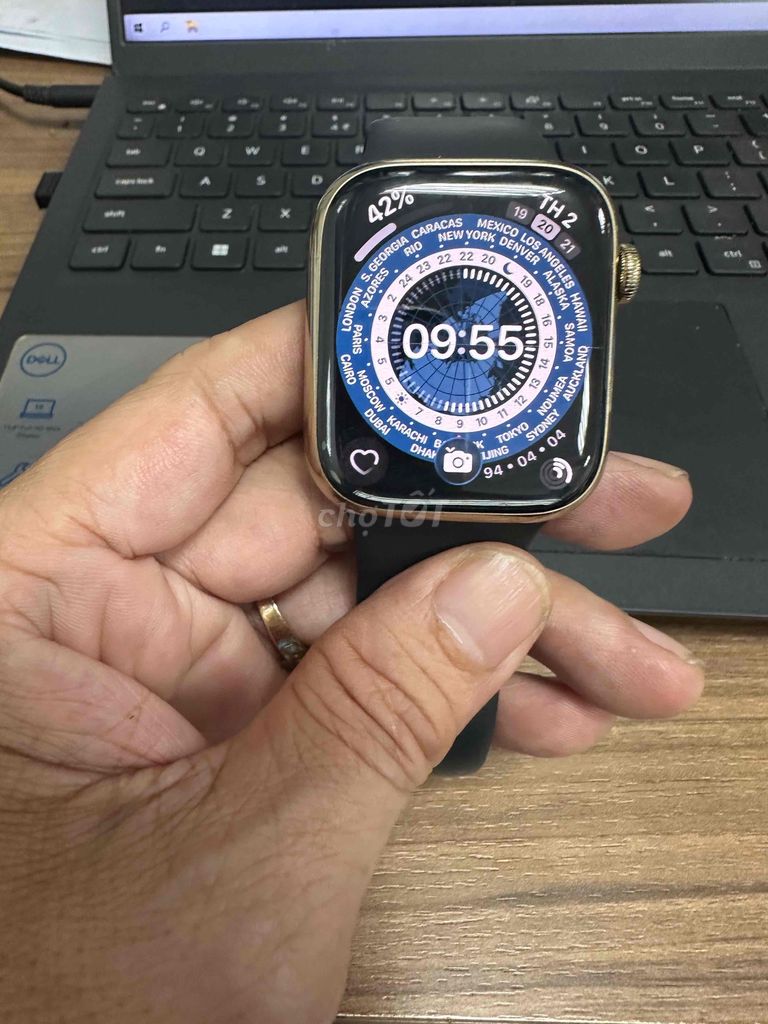 Apple Watch S9 Thép Vàng 98%. Mua bán Thiết bị đeo thông minh tại Huyện Long Điền Bà Rịa - Vũng Tàu được đăng bởi LHT hình 1
