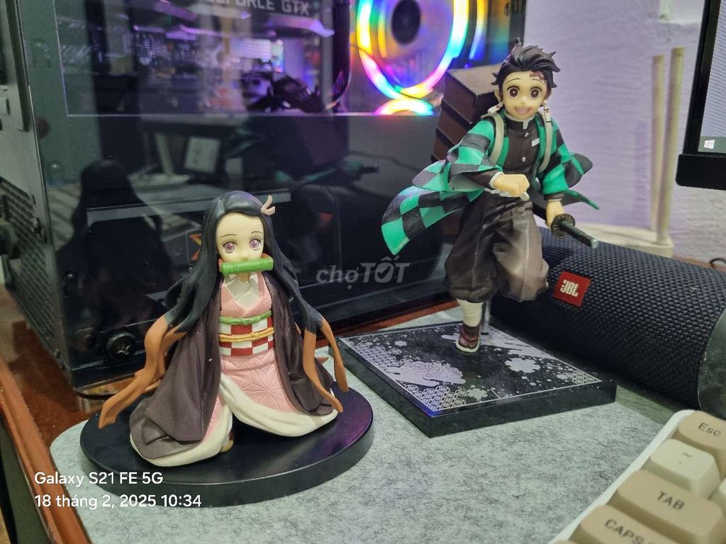 Bán figure Tanjiro và Nezuko chính hãng Bandai