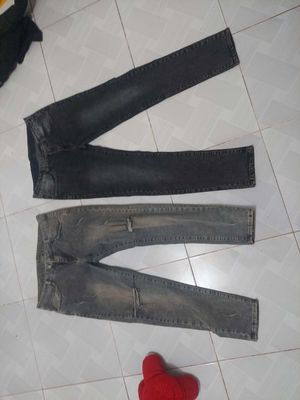 2 cái jean sót kho khui khuy 100k size 50-55