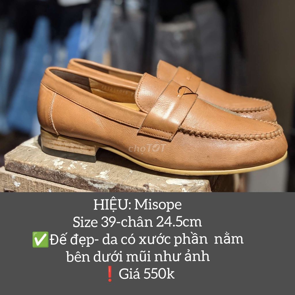 Giày lười Misope size 39