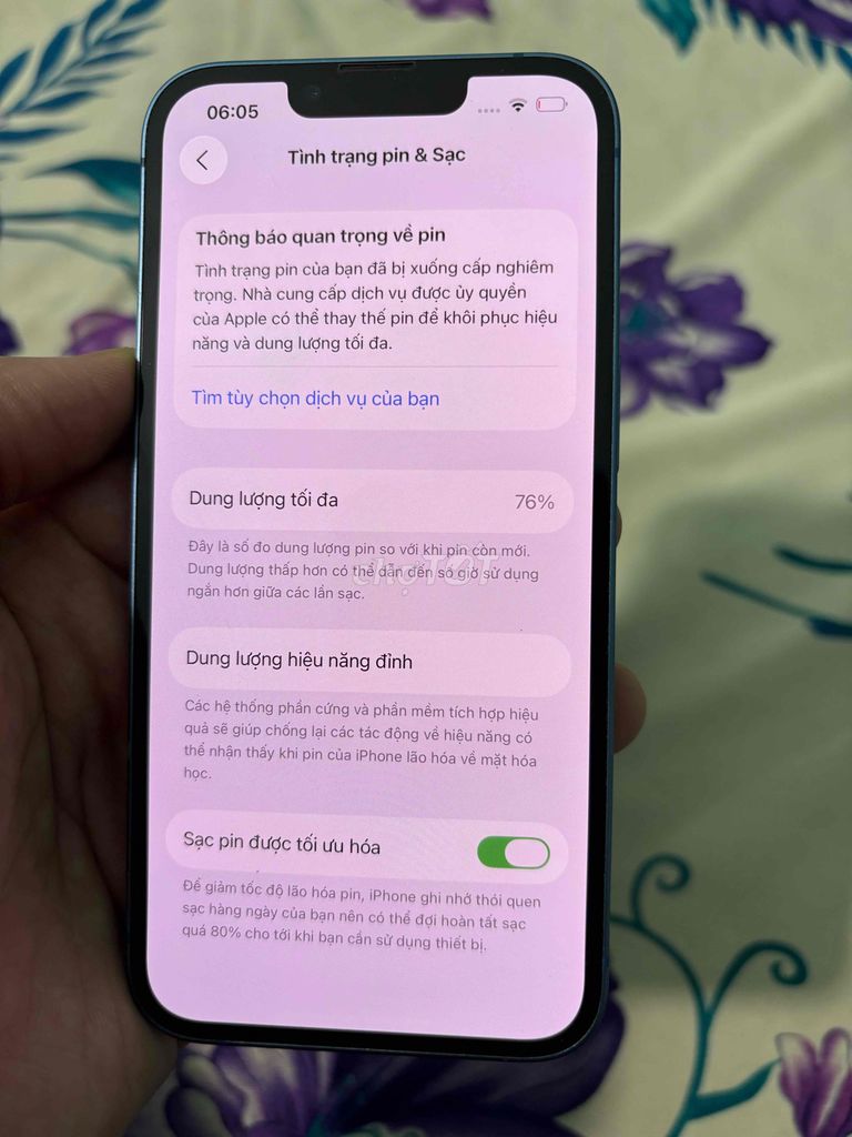 iPhone 13 128GB Xanh. Mua bán Điện thoại tại Huyện Hóc Môn Tp Hồ Chí Minh được đăng bởi tran anh quan hình 1