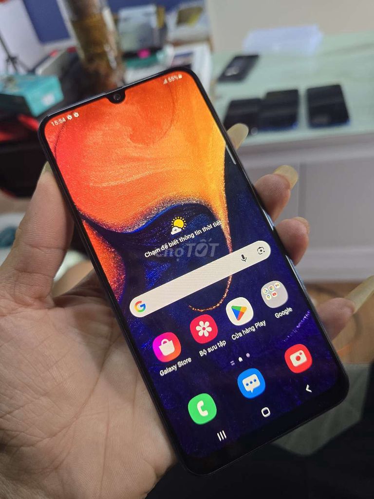Samsung A50 64GB Xanh. Mua bán Điện thoại tại Thành phố Buôn Ma Thuột Đắk Lắk được đăng bởi OPPO LINH ANH 48 LÊ QUÝ ĐÔN BMT hình 1