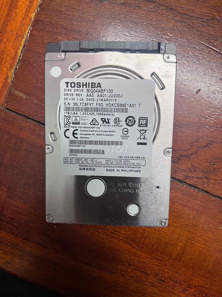 Ổ cứng laptop HDD 1TB 100%. Mua bán Linh kiện (RAM, Card...) tại Thành phố Thủ Dầu Một Bình Dương được đăng bởi hn hình 1