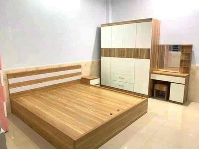 giường gỗ MDF 1m8 x 2m chân cao 35cm đủ màu. Mua bán Giường, chăn ga gối nệm tại Huyện Hóc Môn Tp Hồ Chí Minh được đăng bởi Nội Thất Gia Đình