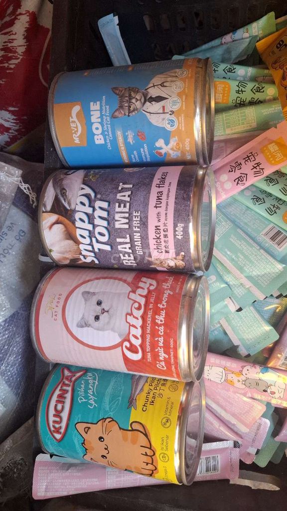Pate cho mèo Mr.Vet Gà và tôm 400g. Mua bán Phụ kiện, Thức ăn, Dịch vụ tại Quận Hoàng Mai Hà Nội được đăng bởi Thu Sẽ Gầy hình 1
