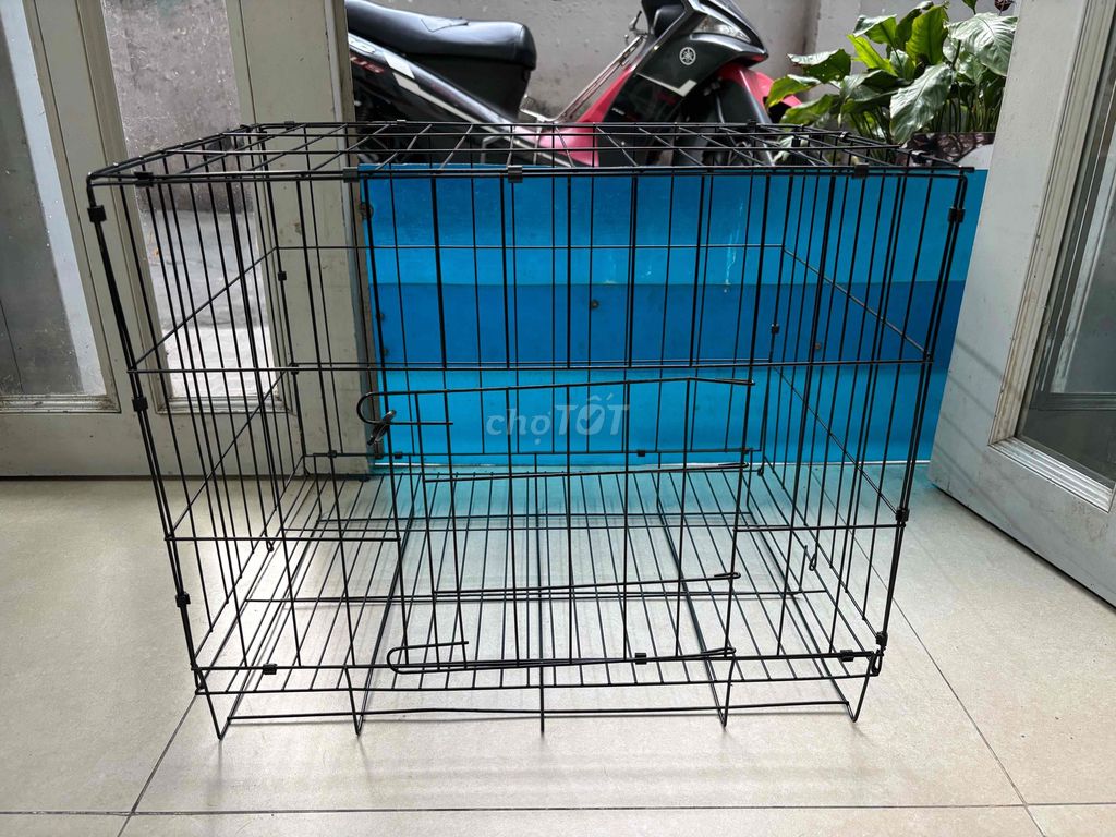 Chuồng nuôi chó mèo Kim loại Đen 50x35x40cm. Mua bán Phụ kiện, Thức ăn, Dịch vụ tại Quận Phú Nhuận Tp Hồ Chí Minh được đăng bởi Phát hình 1