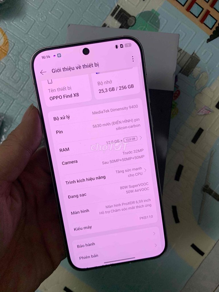 bán oppo find x8 fullboz