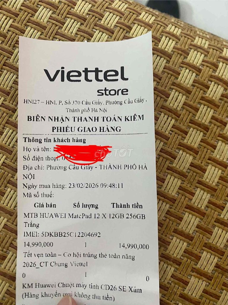 Huawei MatePad 12 X 12GB/256GB. Mua bán Máy tính bảng tại Huyện Bình Xuyên Vĩnh Phúc được đăng bởi Lưu Hải hình 1
