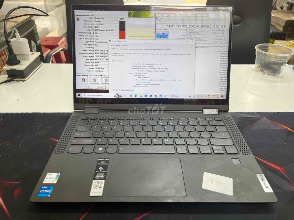 Lenovo Ideapad Flex 5 i5-11th/8GB/512GB Cảm Ứng. Mua bán Laptop tại Quận Gò Vấp Tp Hồ Chí Minh được đăng bởi Chí Hướng Group  hình 1