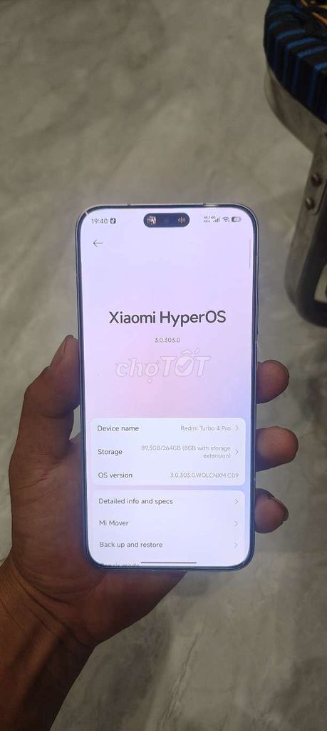 Xiaomi Redmi Turbo 4 Pro 12GB/256GB Trắng. Mua bán Điện thoại tại Huyện Hậu Lộc Thanh Hóa được đăng bởi Đình Nam hình 1