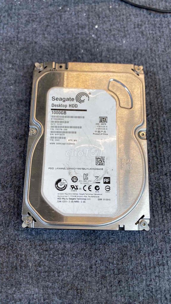 Ổ cứng Seagate 1000GB chuyên camera