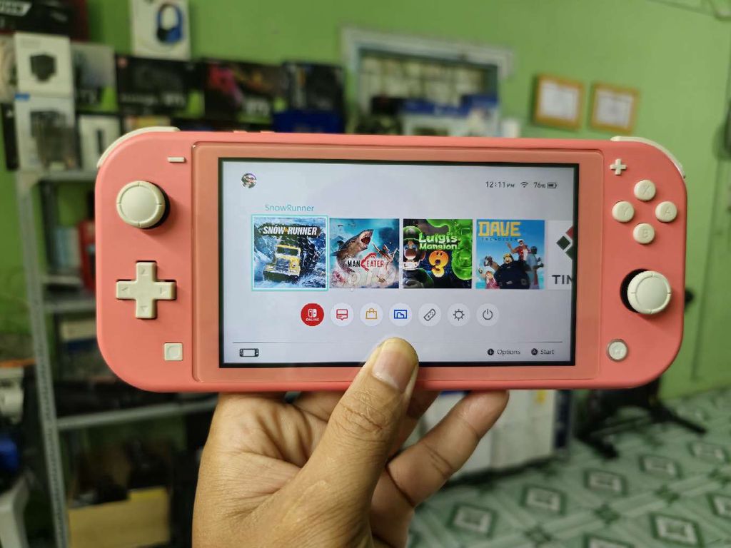 N.Switch Lite Hồng Hack