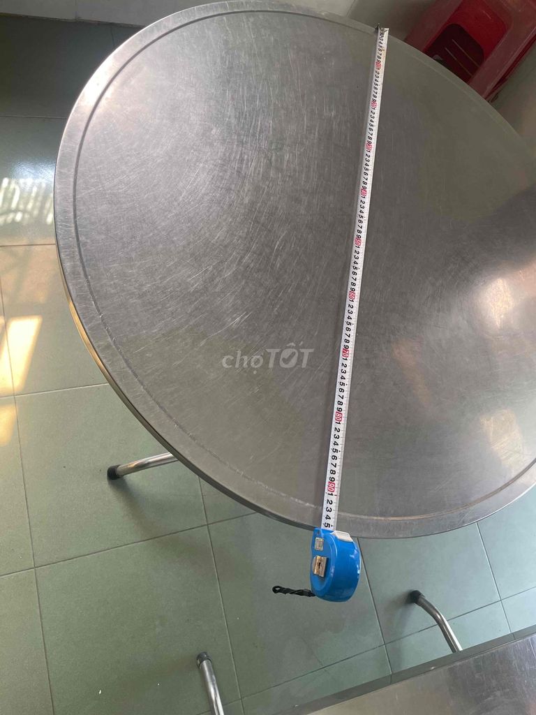 Bàn ăn Inox tròn 0.95m. Mua bán Bàn ghế tại Thành phố Hội An Quảng Nam được đăng bởi Nguyễn Viết Thông hình 1