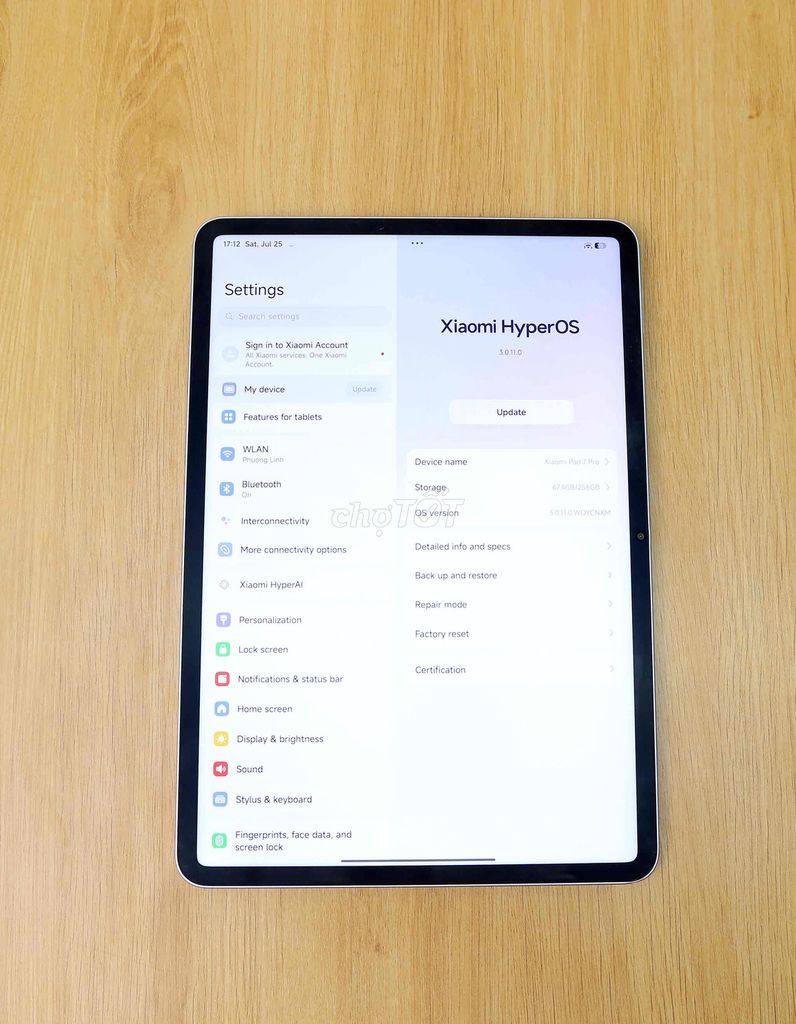 Xiaomi Pad 7 Pro 8GB/256GB Kim loại. Mua bán Máy tính bảng tại Quận Tân Phú Tp Hồ Chí Minh được đăng bởi Nguyen Ka hình 1