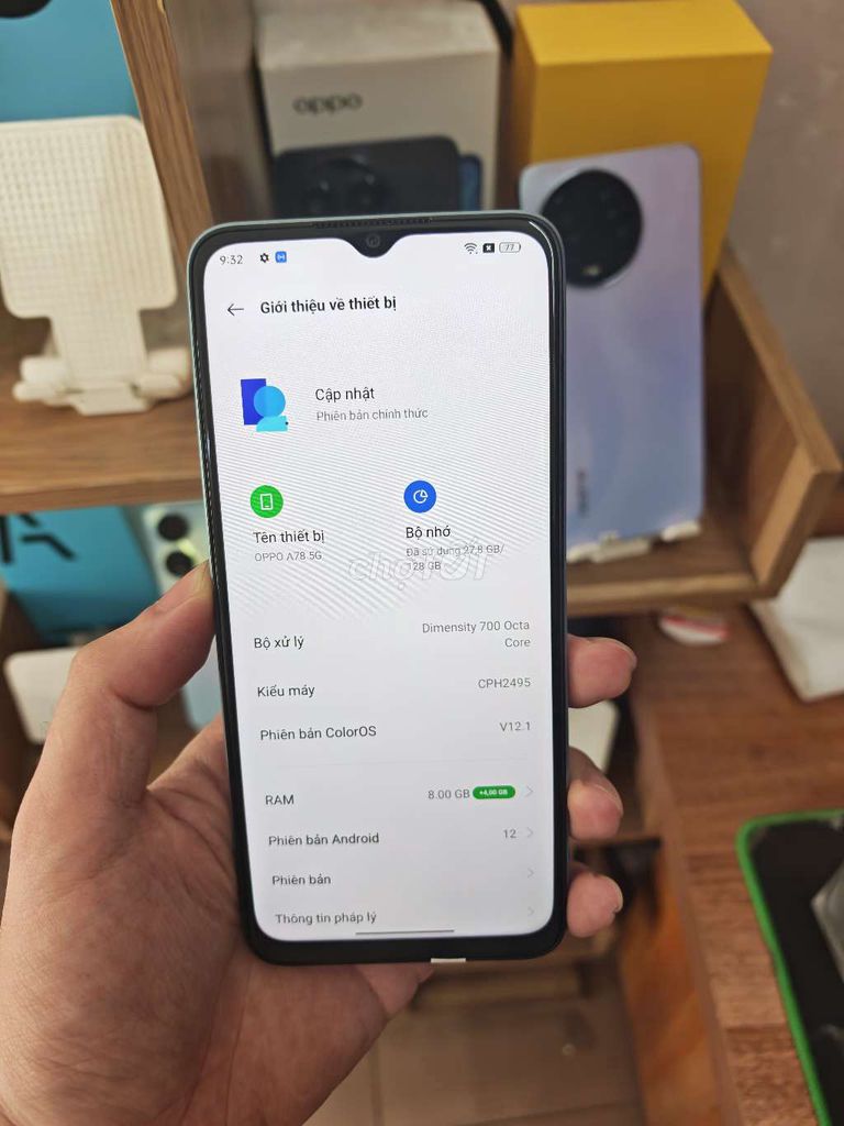 Oppo A78 5G 8GB/128GB mới likenew 99%. Mua bán Điện thoại tại Quận Thanh Xuân Hà Nội được đăng bởi cửa hàng điện thoại giá rẻ hình 1