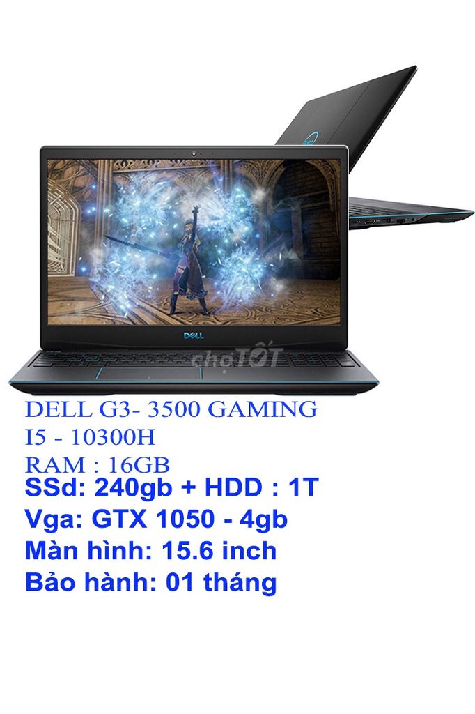 Dell G3 3500 i5 10300h 16GB/240GB. Mua bán Laptop tại Quận 4 Tp Hồ Chí Minh được đăng bởi Thanh Cường hình 1