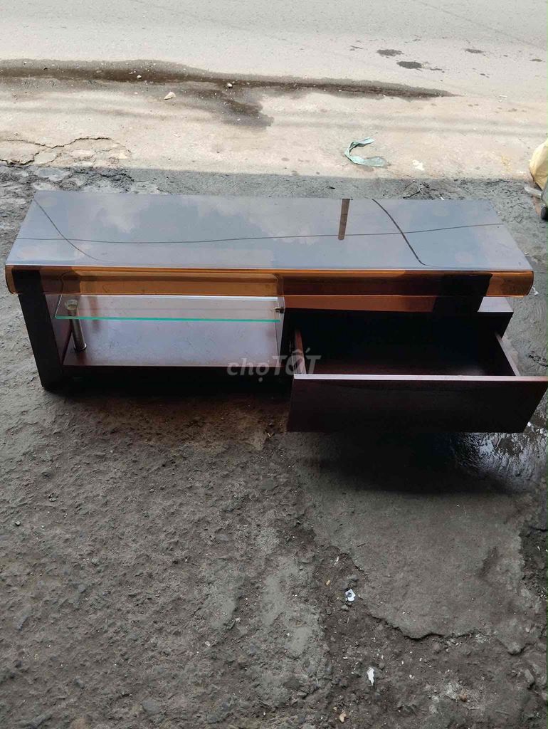 Kệ tivi Gỗ Kính Nâu 1.2m Hiện đại. Mua bán Tủ, kệ gia đình tại Huyện Bình Chánh Tp Hồ Chí Minh được đăng bởi Phan Thanh Đại hình 1