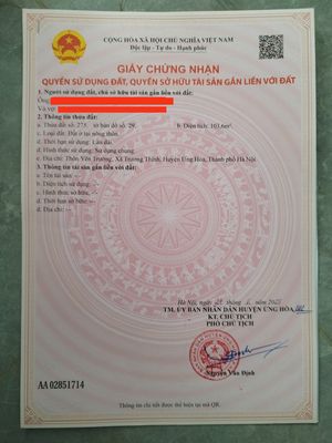 Bán đất đấu giá thôn Yên Trường, xã Trường Thịnh, Ứng Hoà. Mua bán đất tại Huyện Ứng Hòa Hà Nội được đăng bởi Phạm Hội